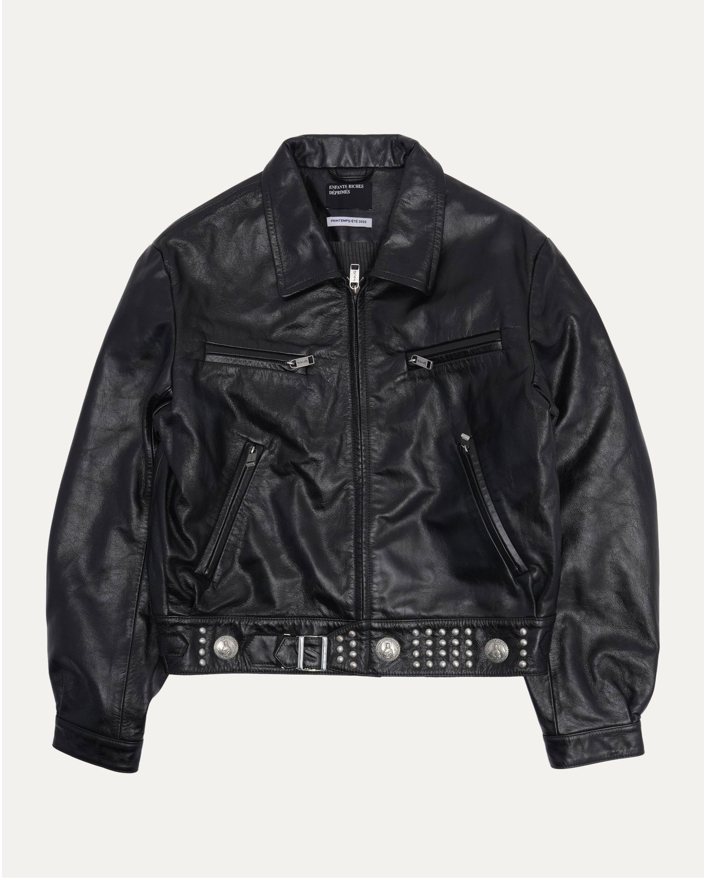 Studded Scorpio Rising Leather Jacket