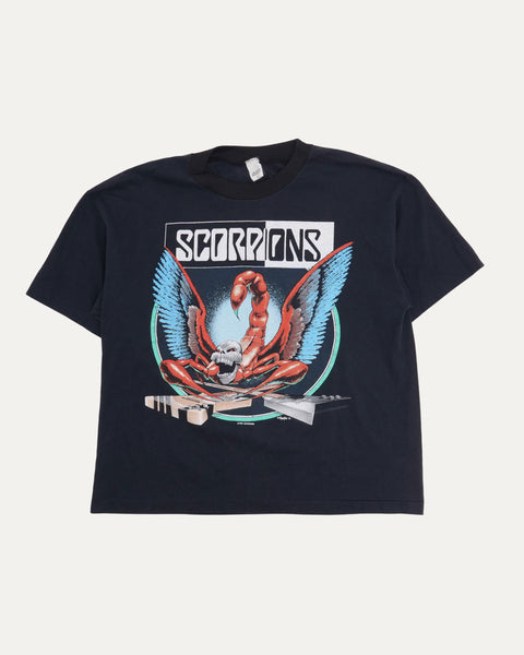 SCORPIONS Crazy World Tシャツ L Vintage Scorpions Crazy World Tour 1991 T-Shirt – Justin Reed