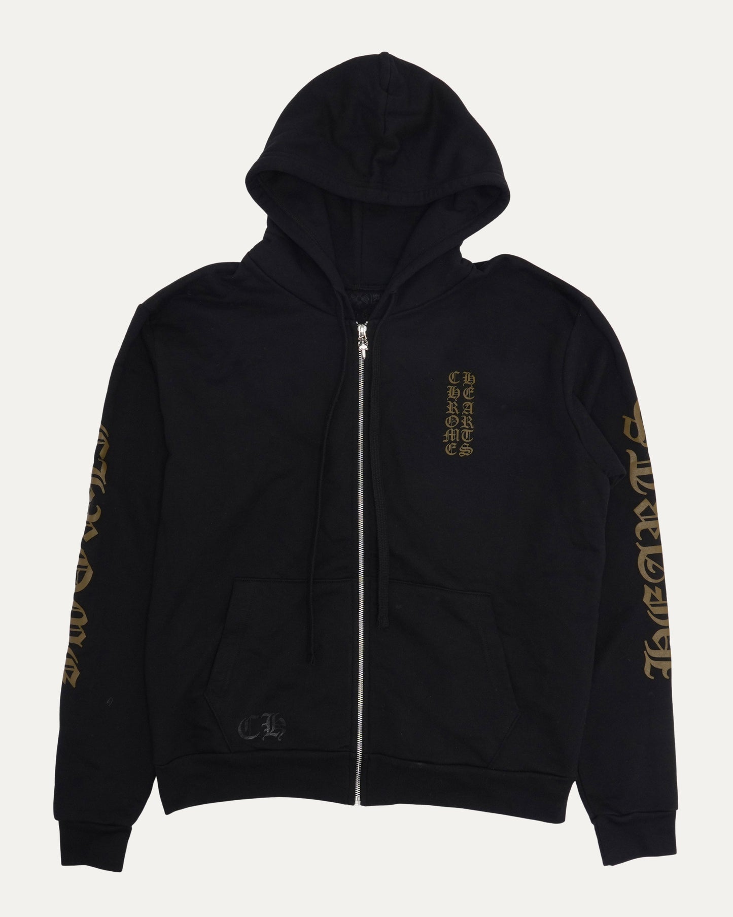 Vertical Logo Zip Up Hoodie
