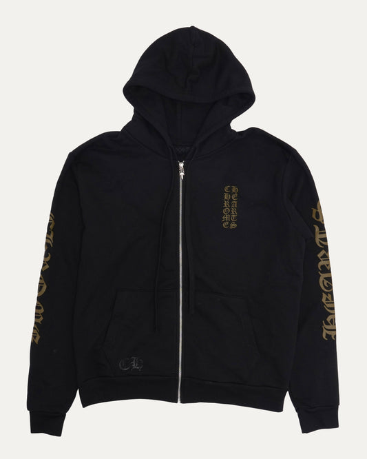 Vertical Logo Zip Up Hoodie