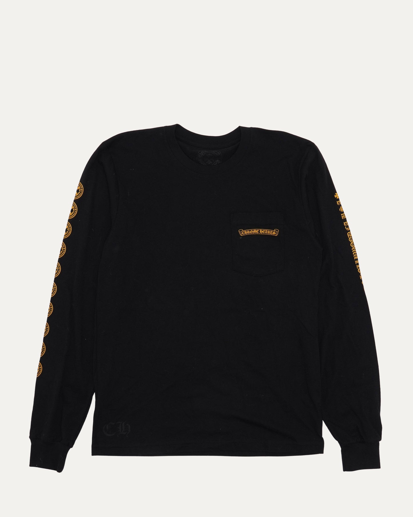 Plus Cross Pocket Long Sleeve T-Shirt