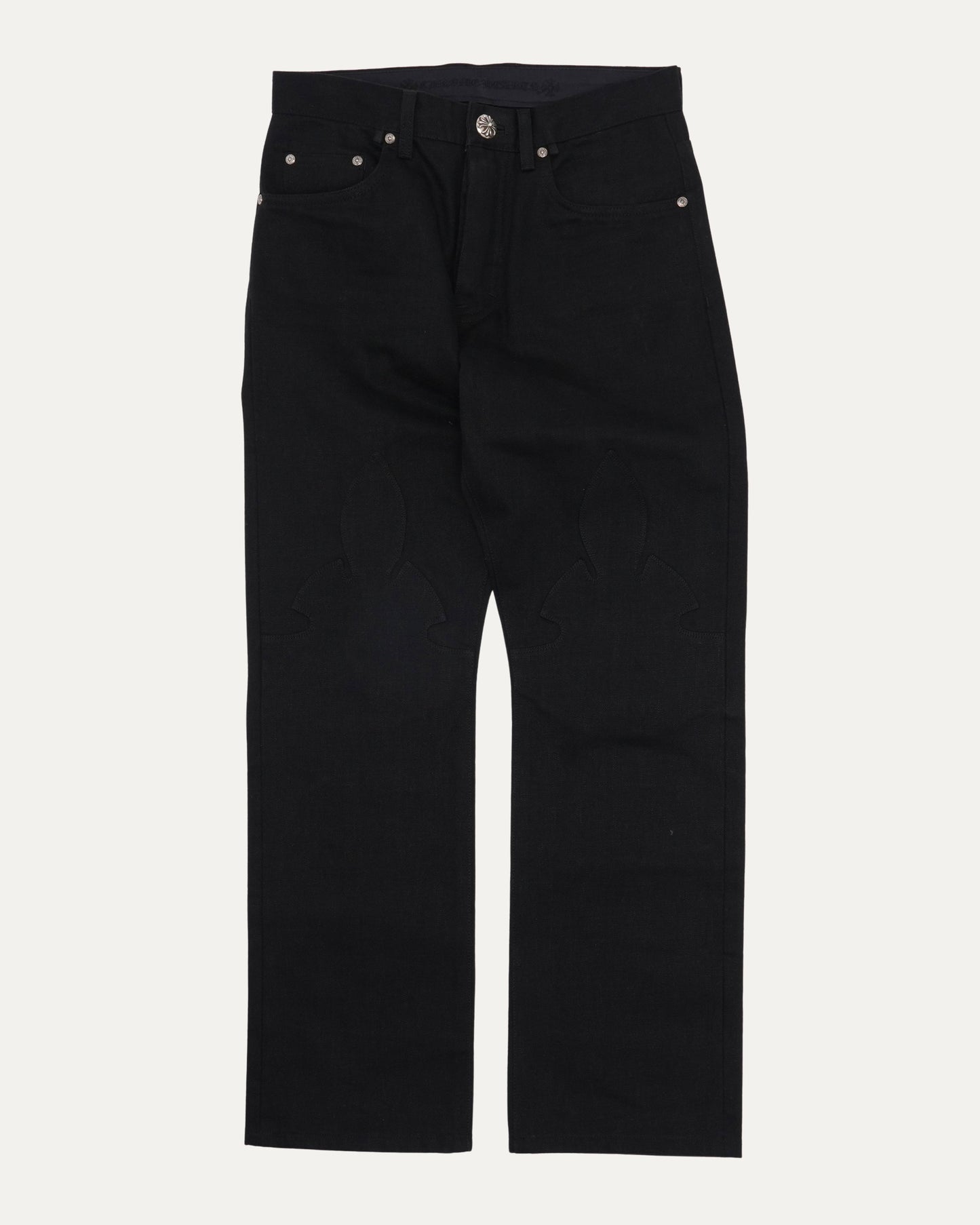 Fleur Knee Raw Selvedge Jeans