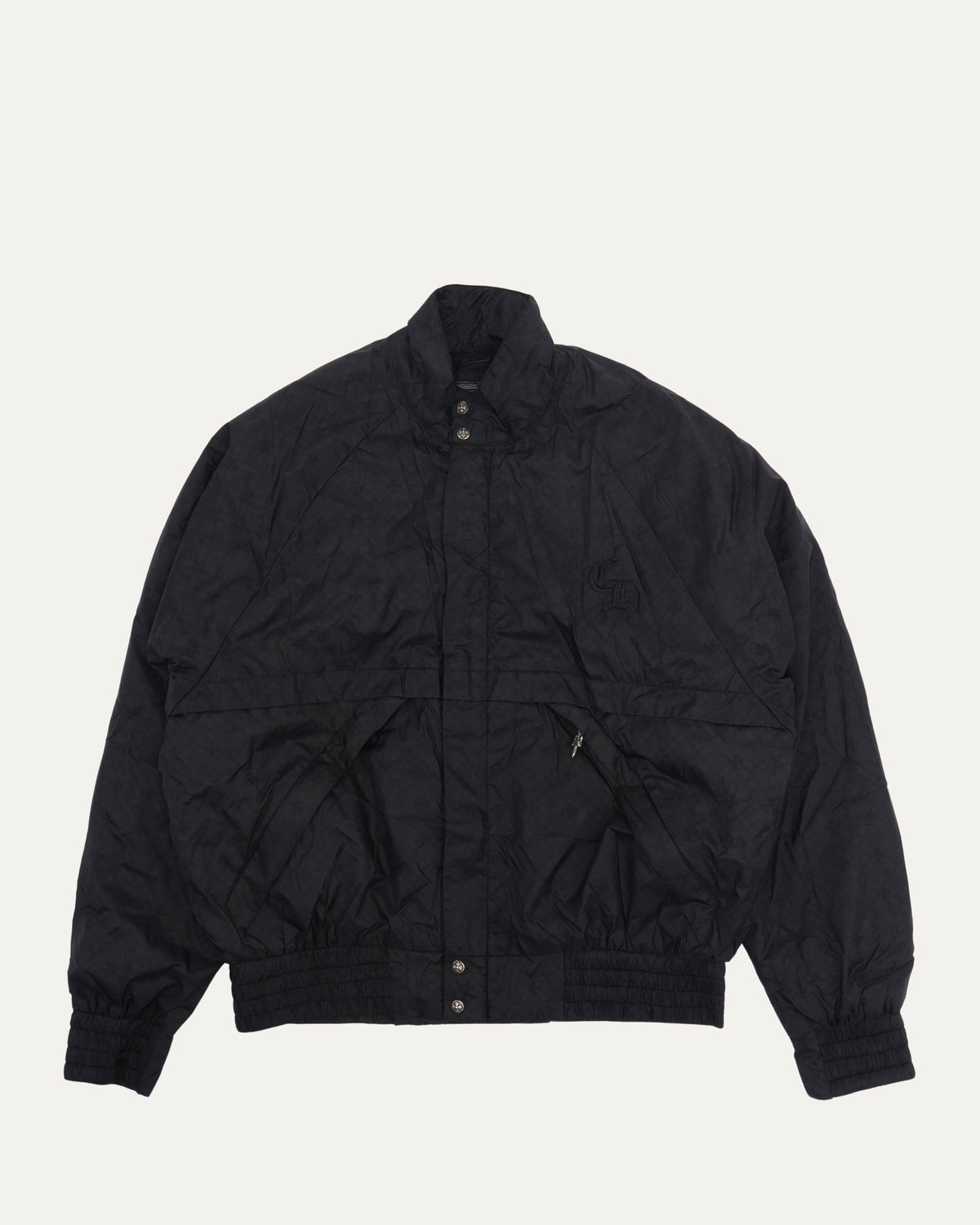 Embroidered Monogram Match Point Track Jacket