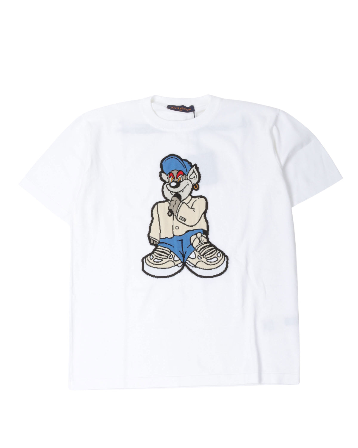 Intarsia Graphic Short Sleeved Knitwear