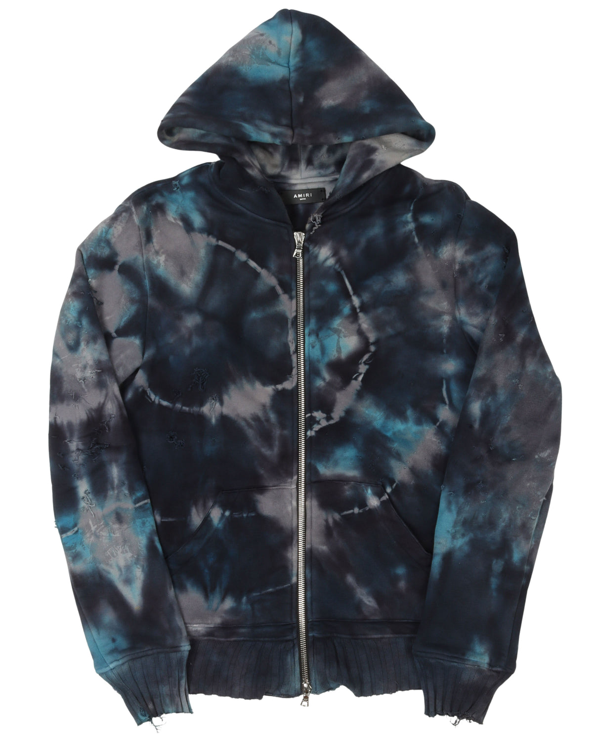 Tie Dye Zip Up Sweatshirt