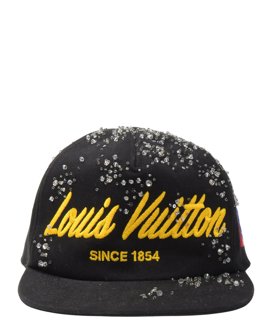 Script Crystals Cap