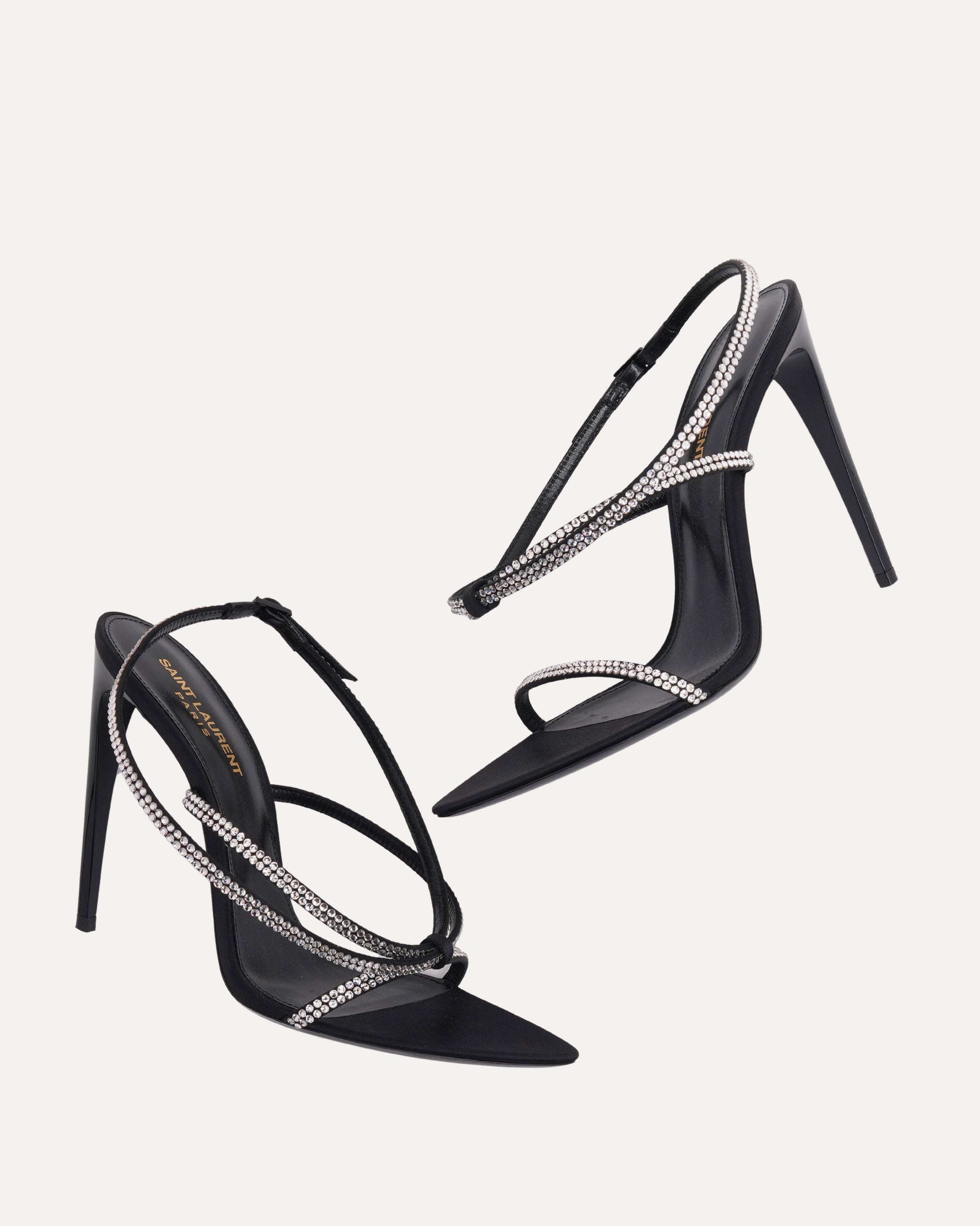 【売り切り】SAINT LAURENT PARIS
テディジャケット Saint Laurent 110mm Satine Crepe Sandals – Justin Reed