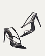 110mm Satine Crepe Sandals