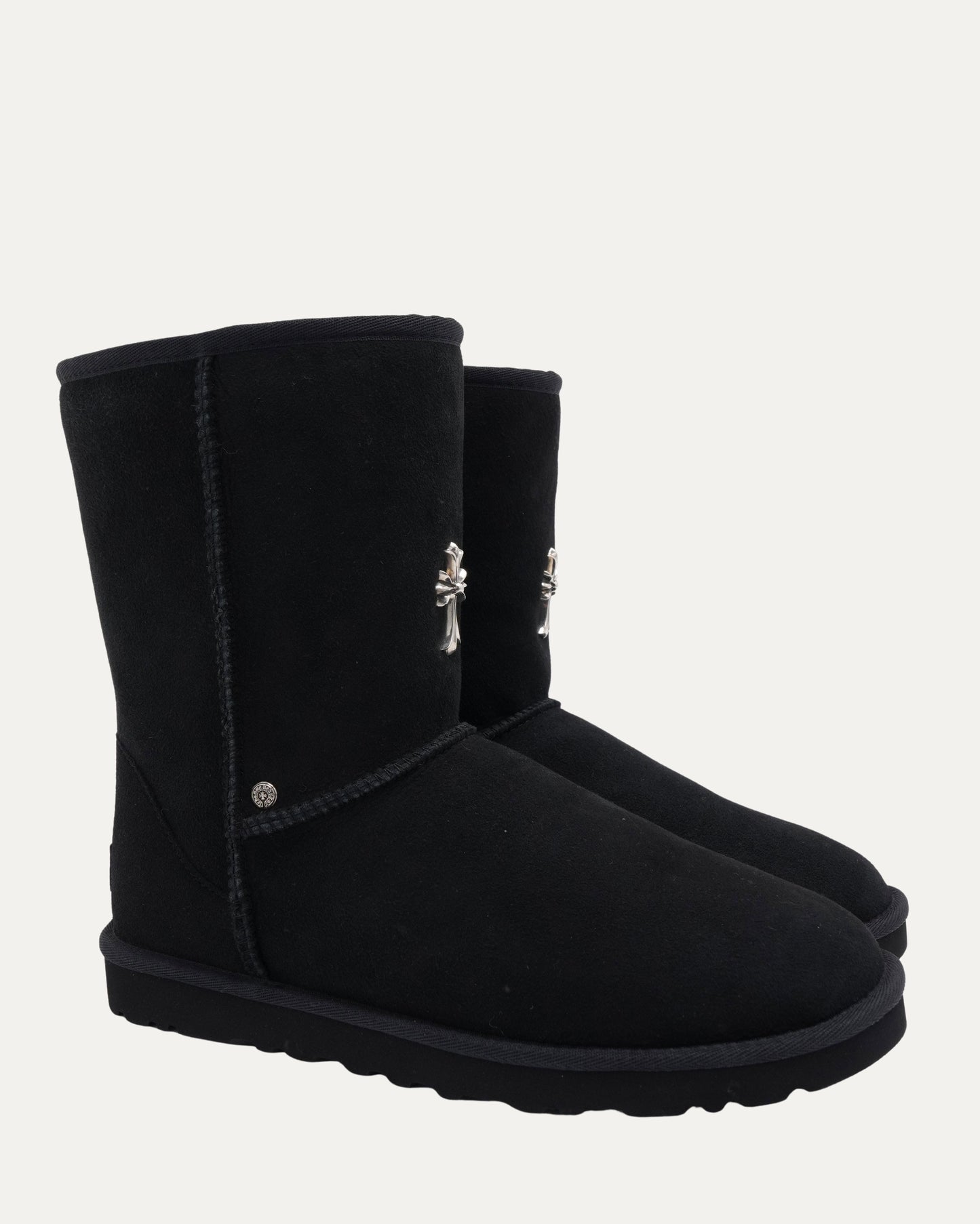 Cross Embellished Ugg Boots