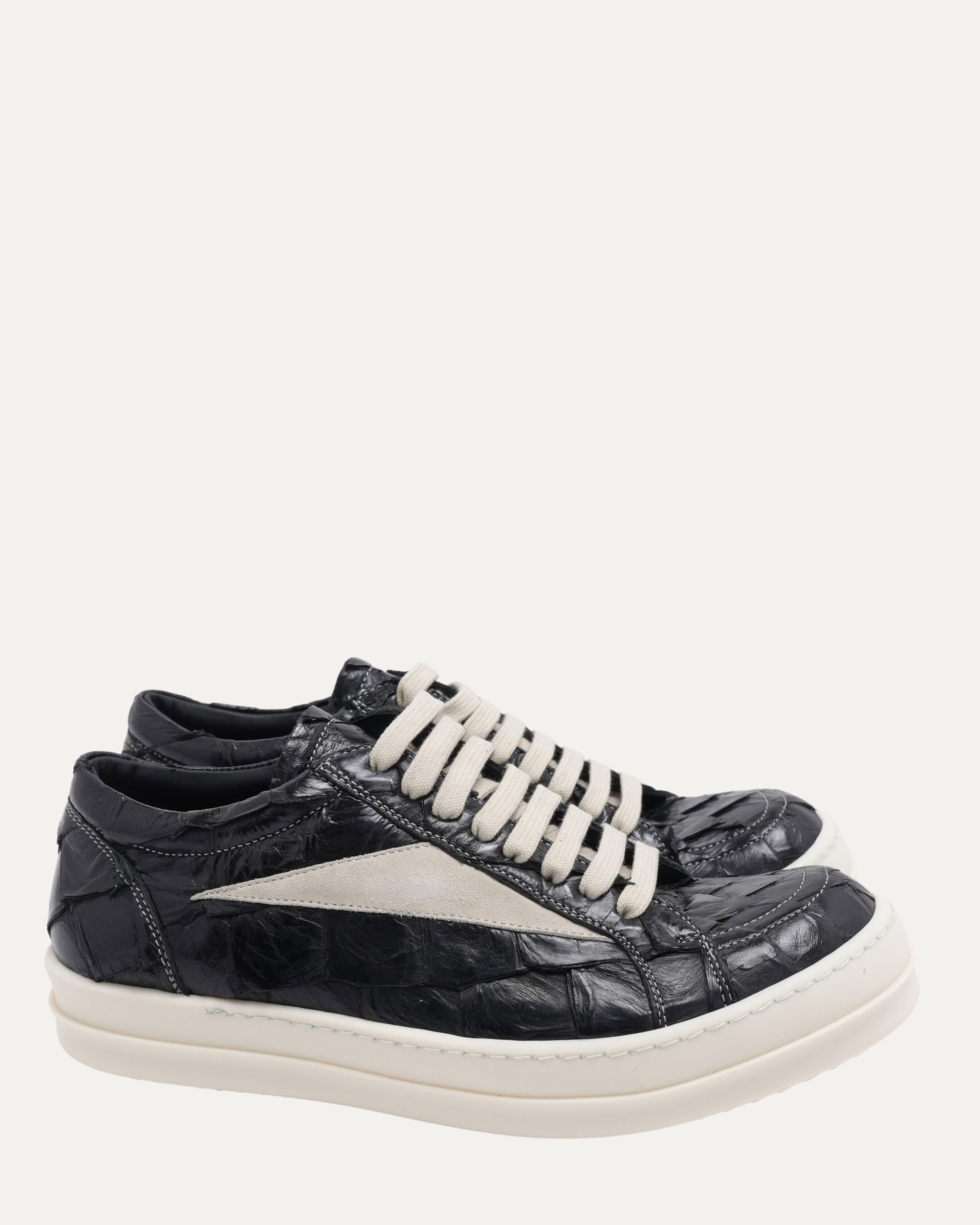 Rick Owens Maxfield Exclusive Pirarucu Vintage Sneakers – Justin Reed
