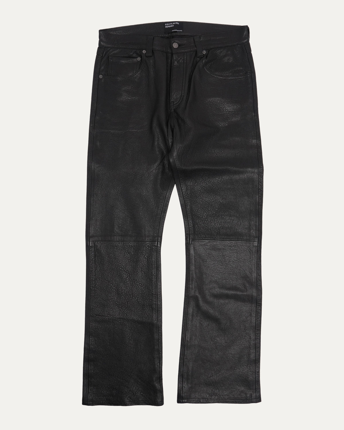 Leather Flare Pants