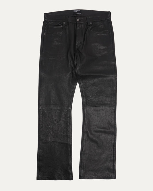 Leather Flare Pants