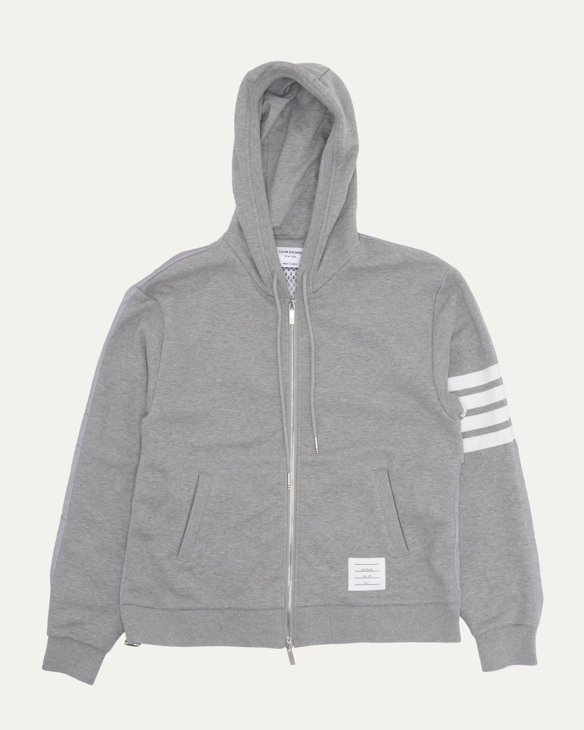 Mesh Lined 4Bar Zip Hoodie