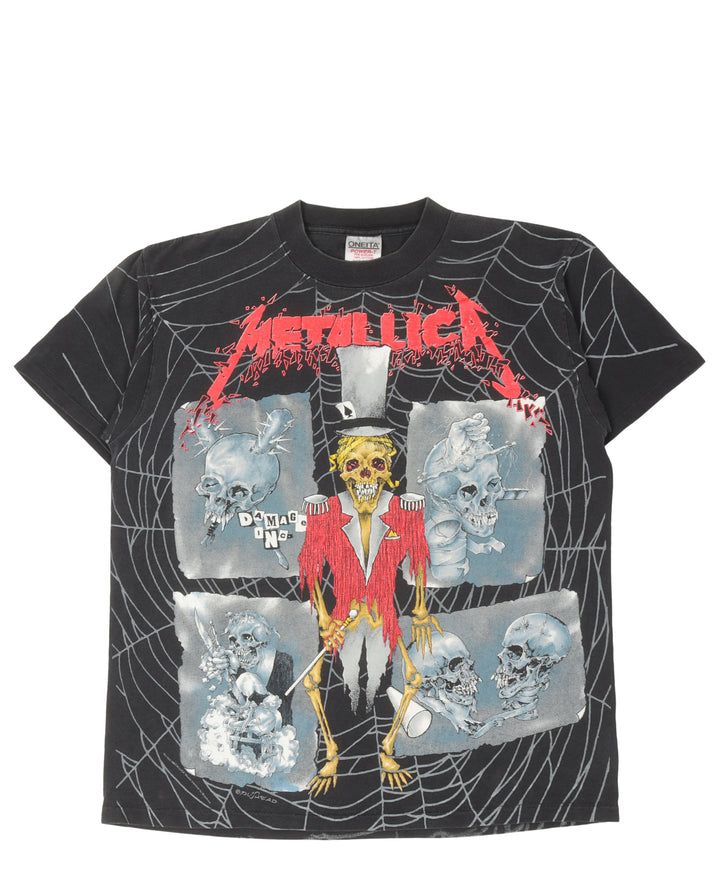 Metallica Pushead Spiderweb T-Shirt