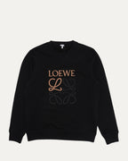Anagram Embroidered Crewneck Sweatshirt