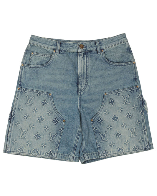 Monogram Carpenter Jean Shorts