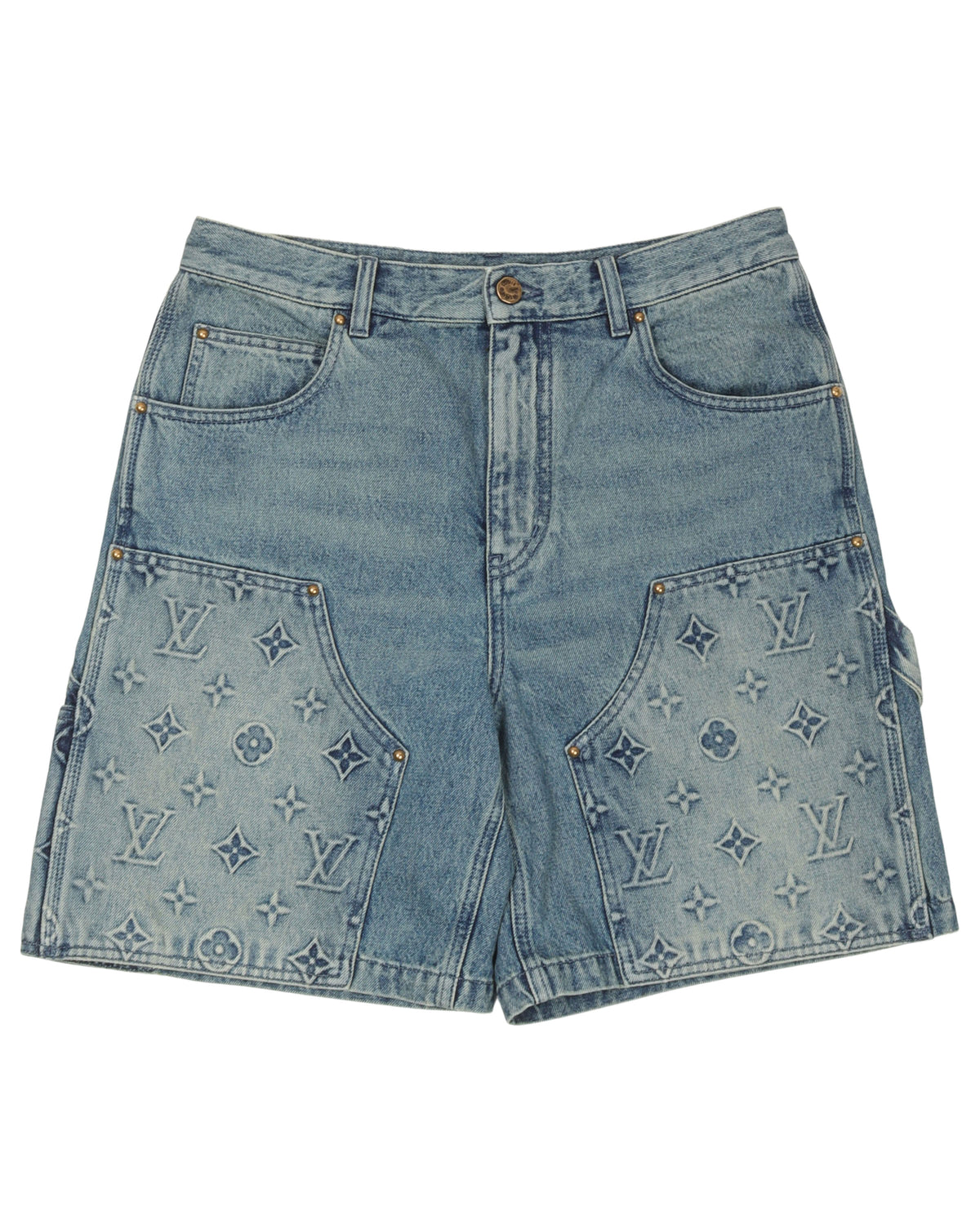 Monogram Carpenter Jean Shorts