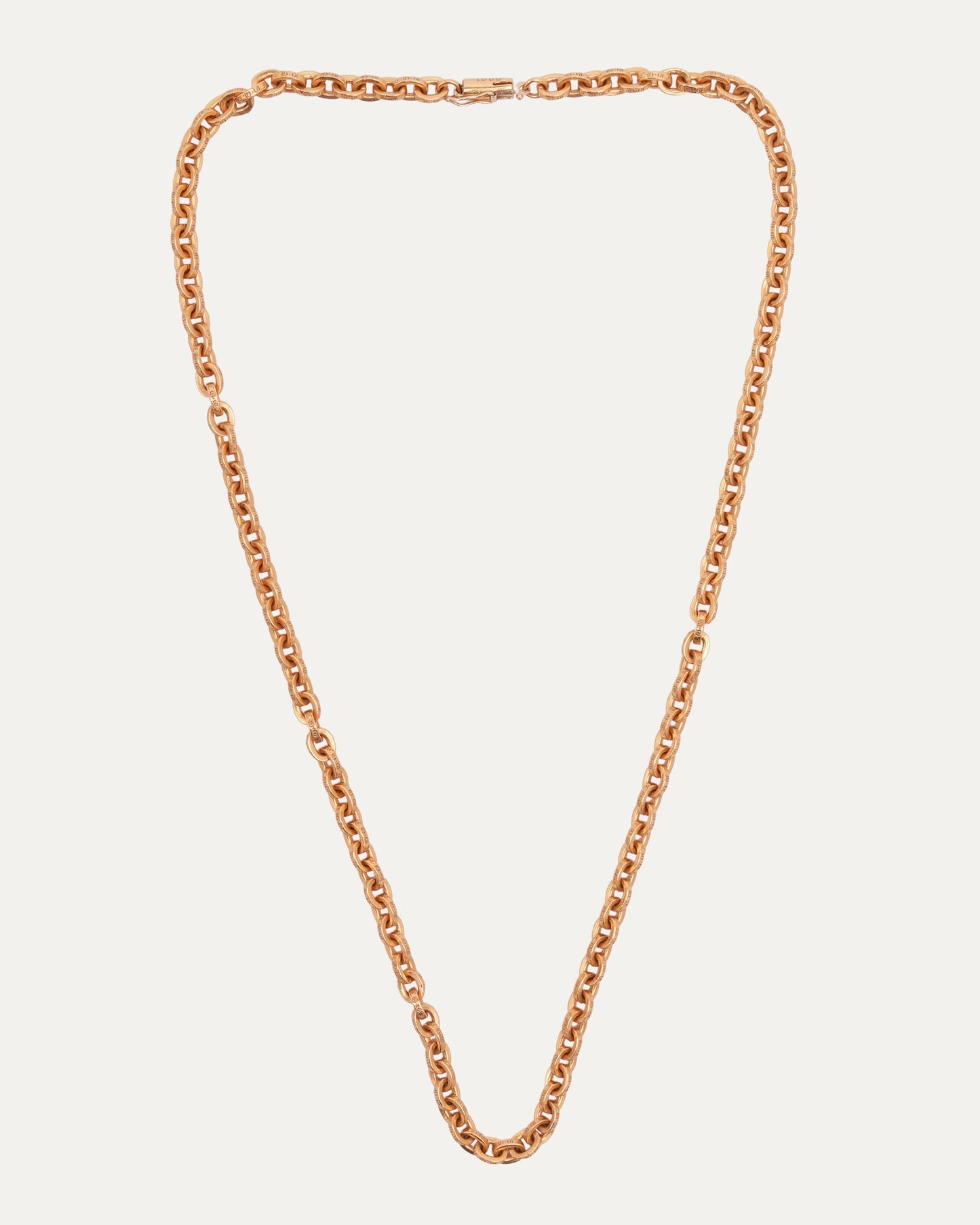 Gold Paper Chain Necklace
