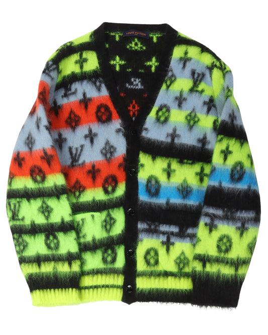 Mohair Monogram Cardigan