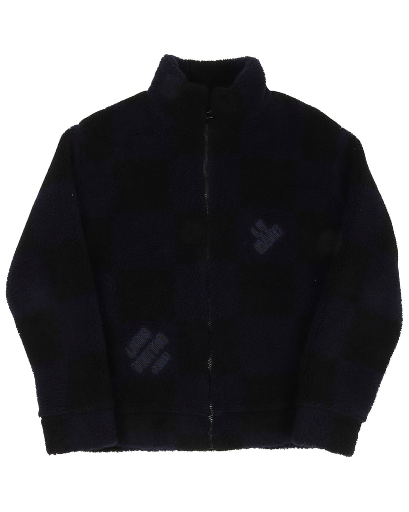 Louis Vuitton Nigo Black Logo Zip Up Windbreaker