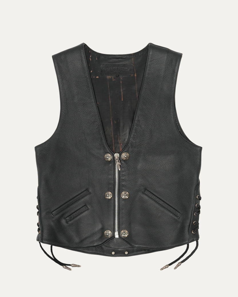 Matty Boy Sex Records Leather Vest