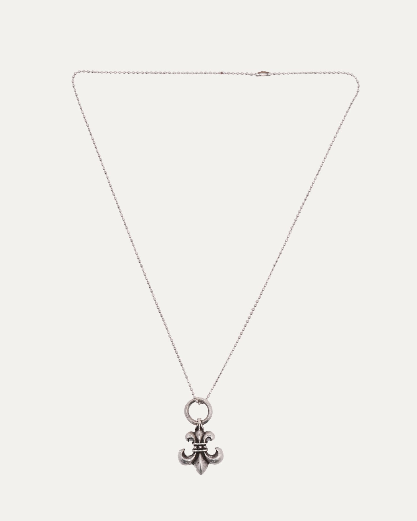 Fleur De Lis Pendant w/ Ball Chain