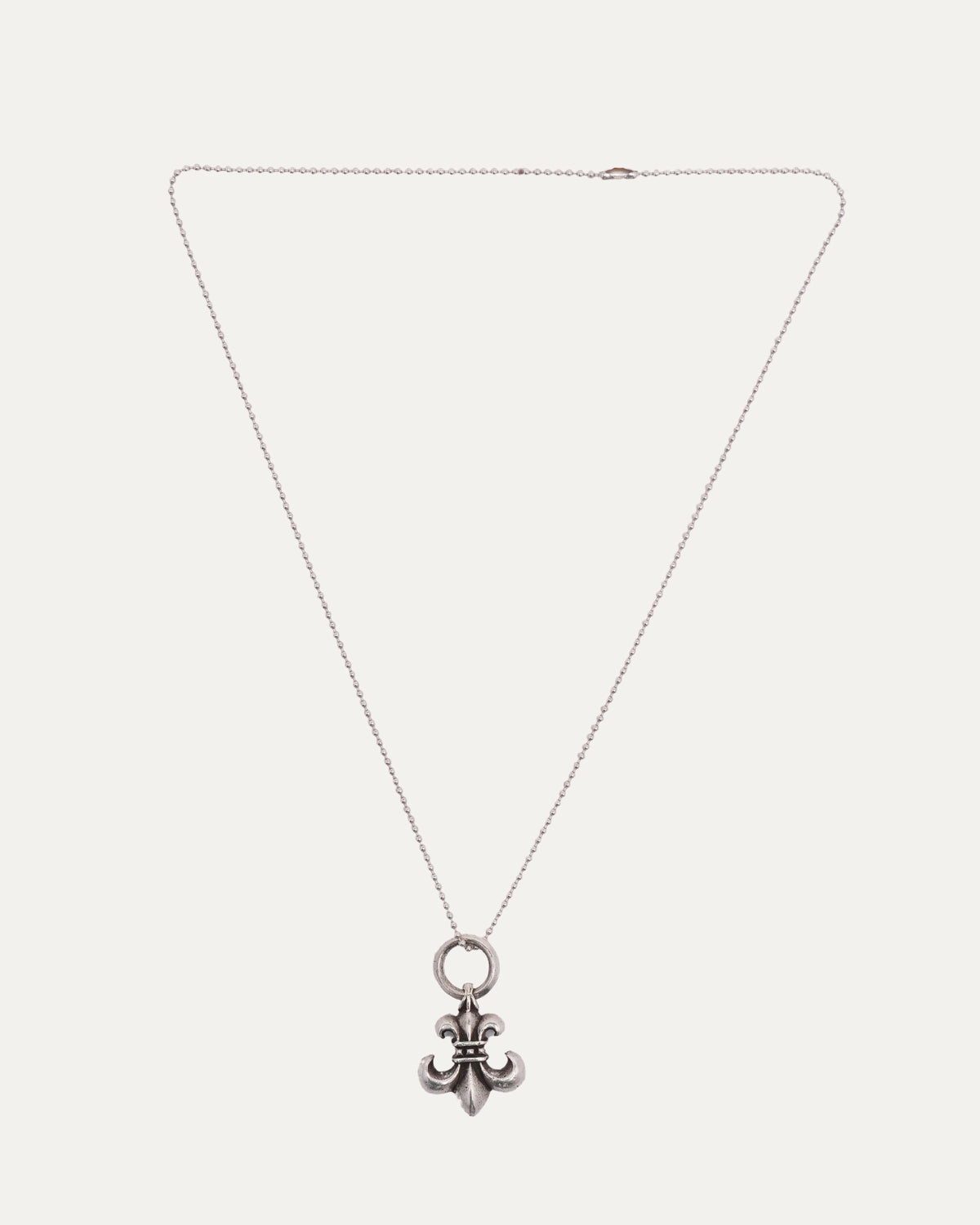 Fleur De Lis Pendant w/ Ball Chain