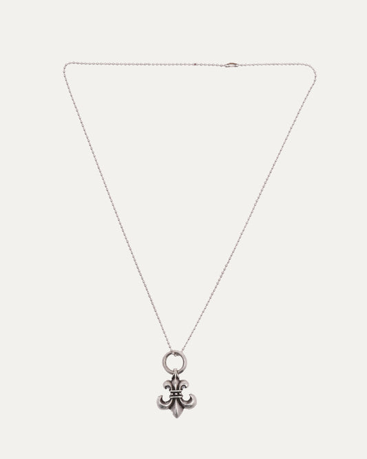 Fleur De Lis Pendant w/ Ball Chain