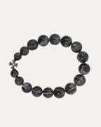 10mm Rutilated Quartz Plus Ball Graduated Bead Bracelet