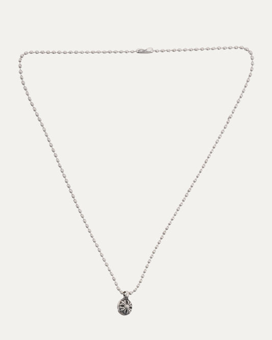 Plus Ball Pendant on Ball Chain Necklace