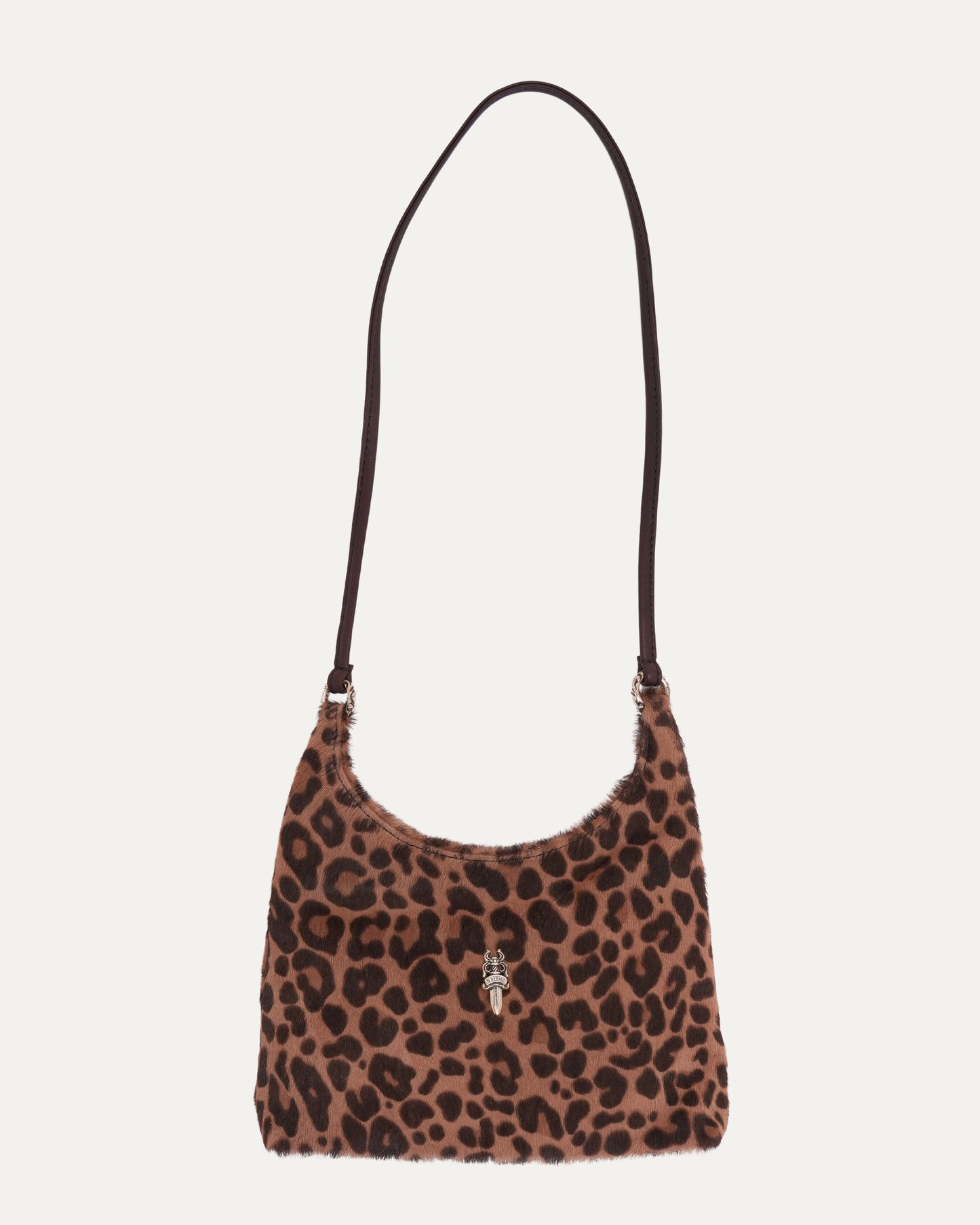Dagger Embellished Pony Hair Viv Bag