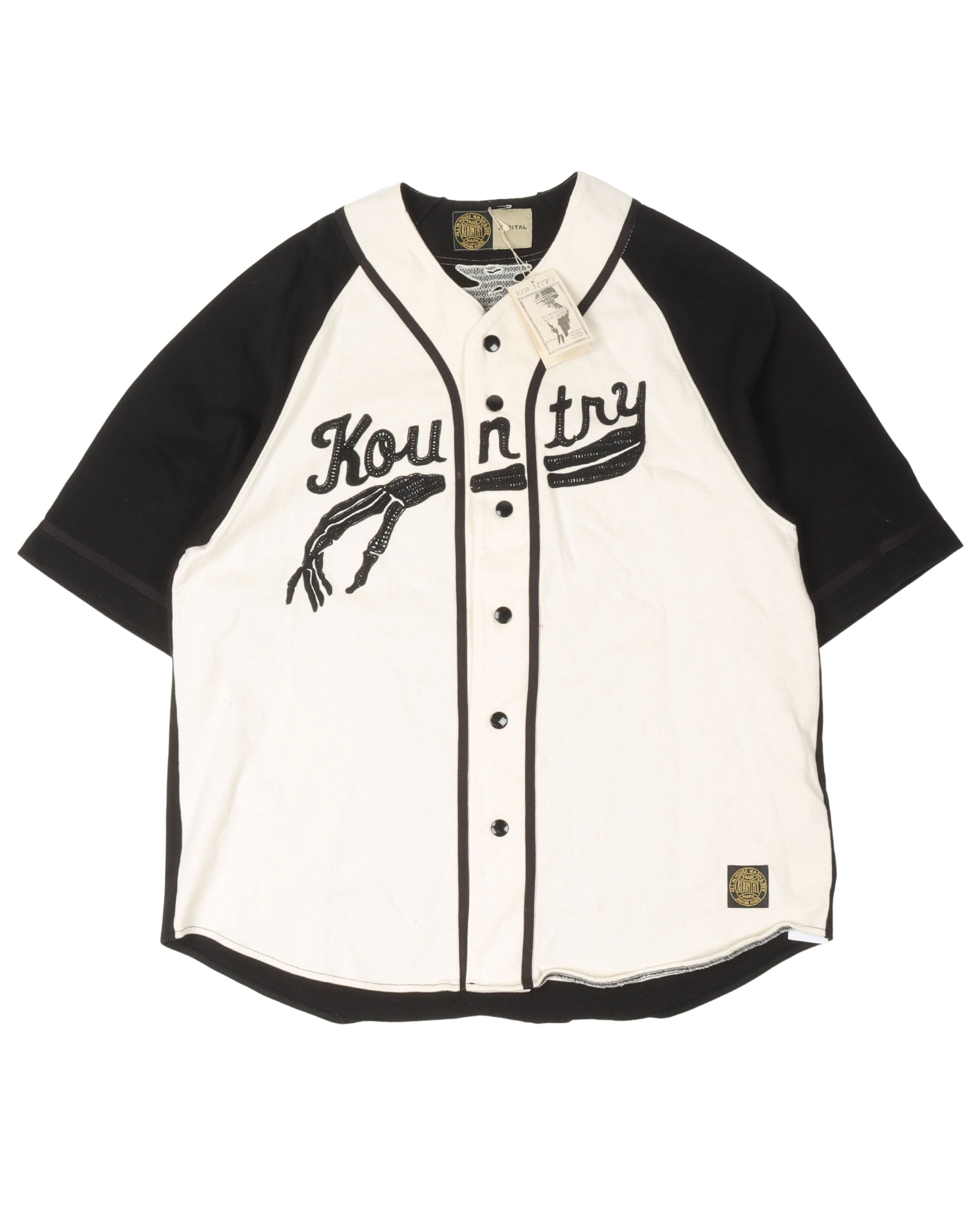Kountry Bones Cotton Baseball Jersey