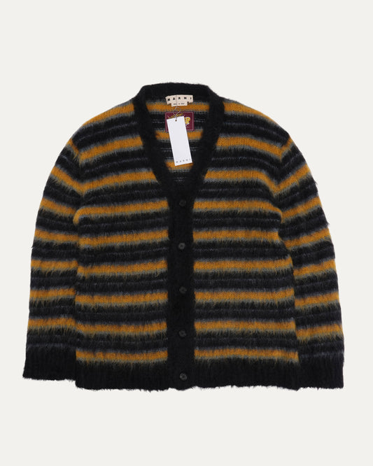 Striped Mohair Cardigan
