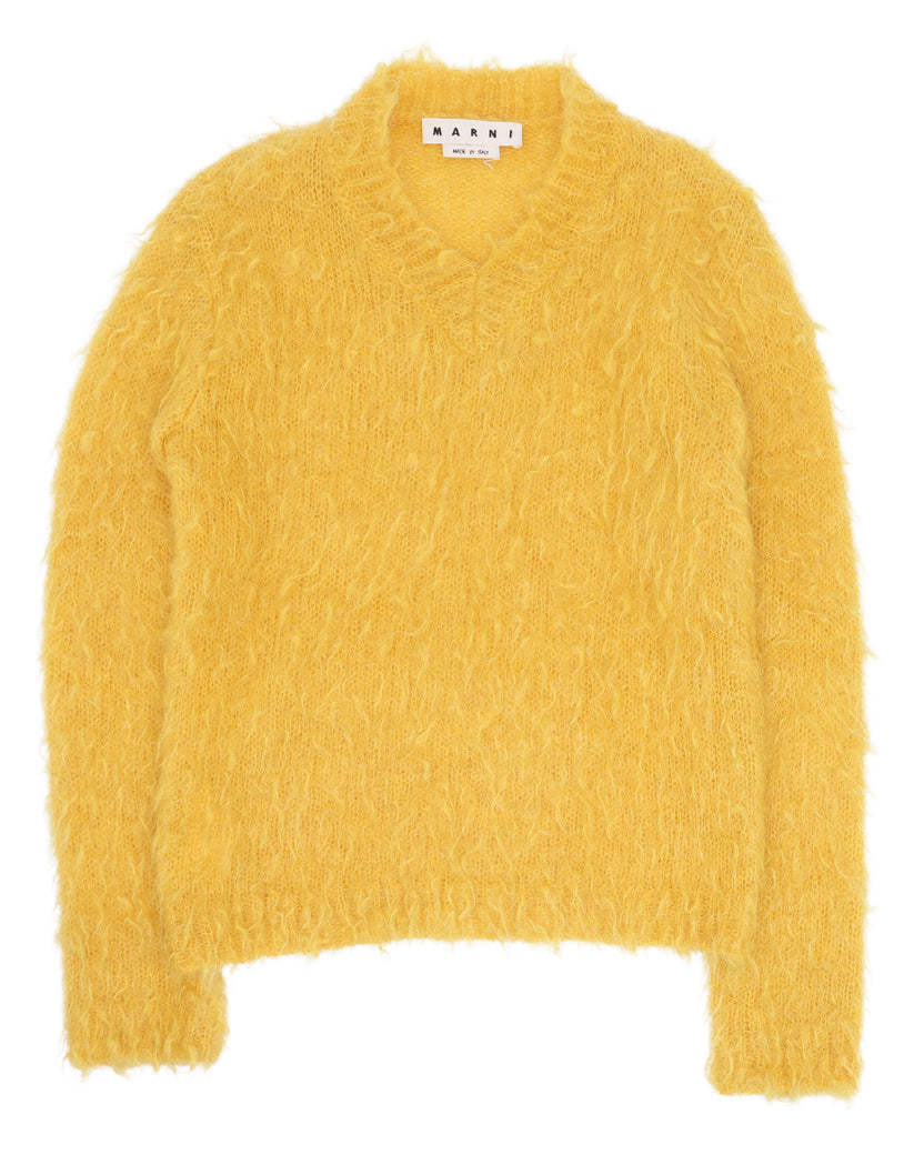 Mohair V-Neck Sweater