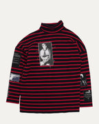 AW 2001 Riot Riot Riot Patched Sweater