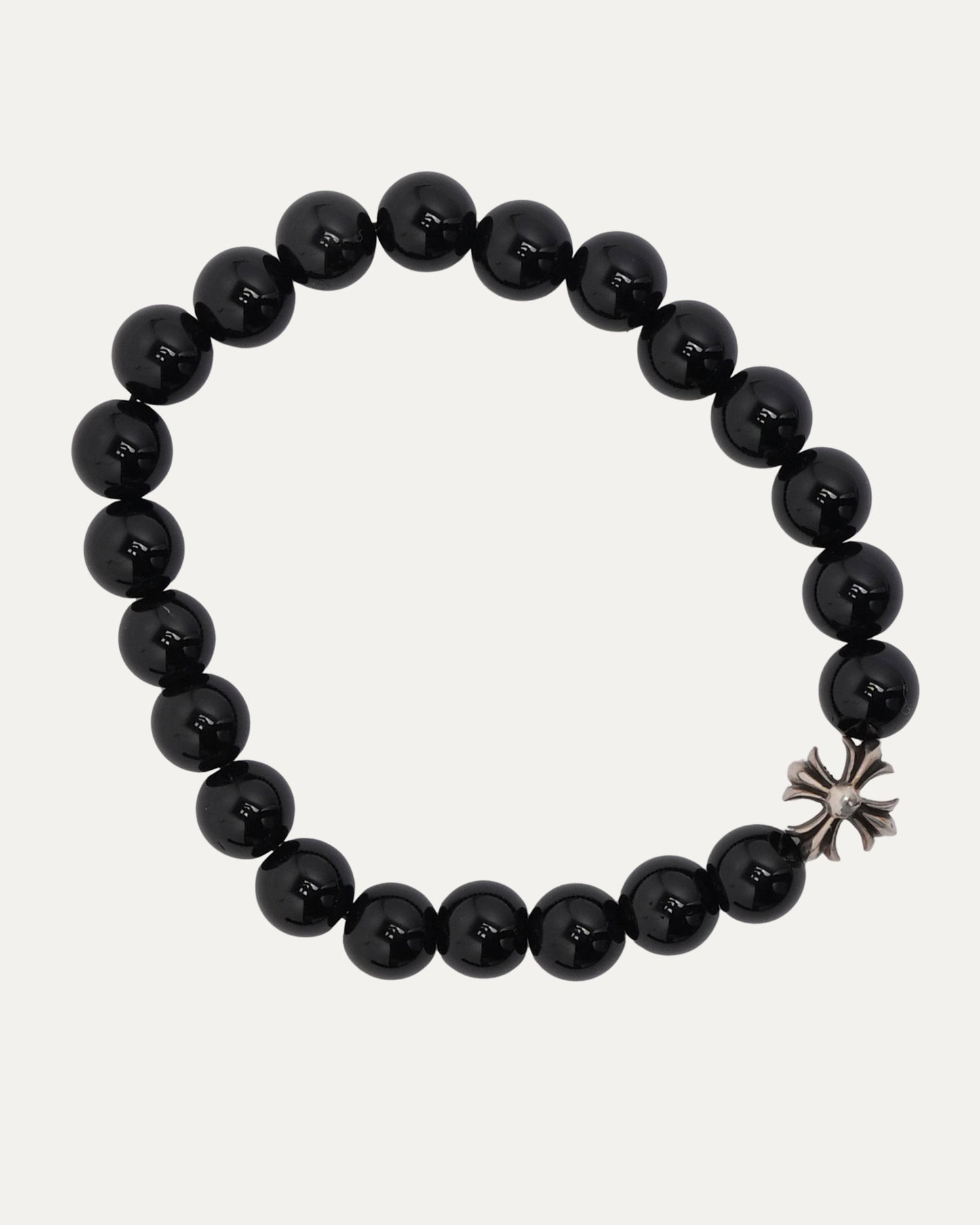6mm Tourmaline Plus Cross Bead Bracelet