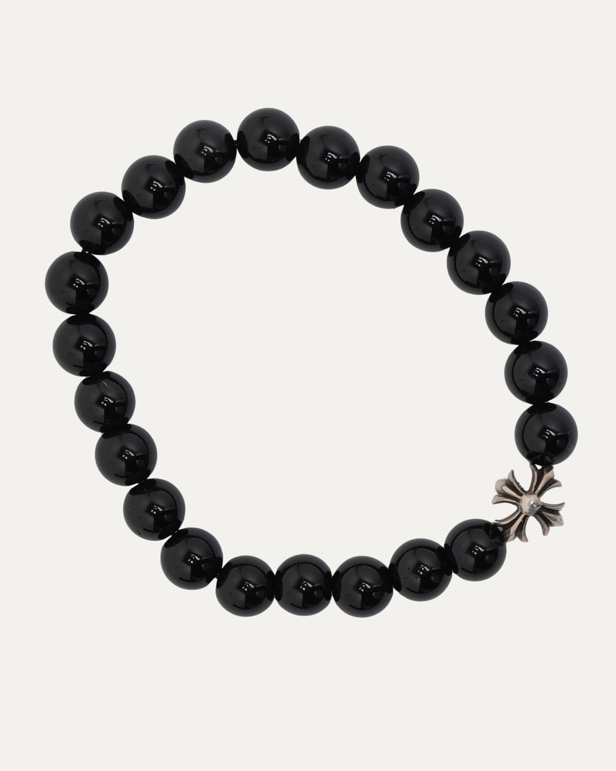 6mm Tourmaline Plus Cross Bead Bracelet