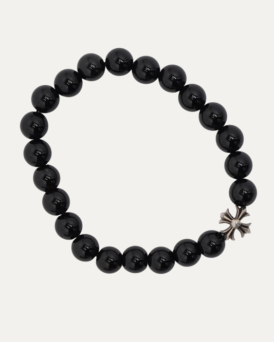 6mm Tourmaline Plus Cross Bead Bracelet