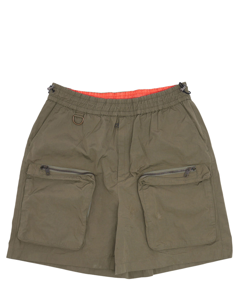 Zipper Pocket Cargo Shorts