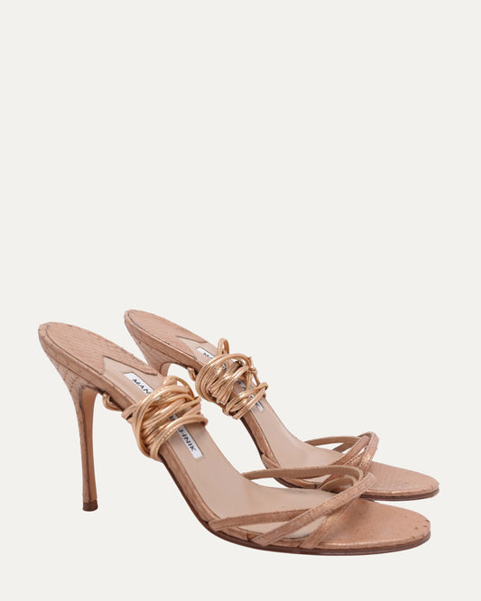 Snakeskin Leva Sandal