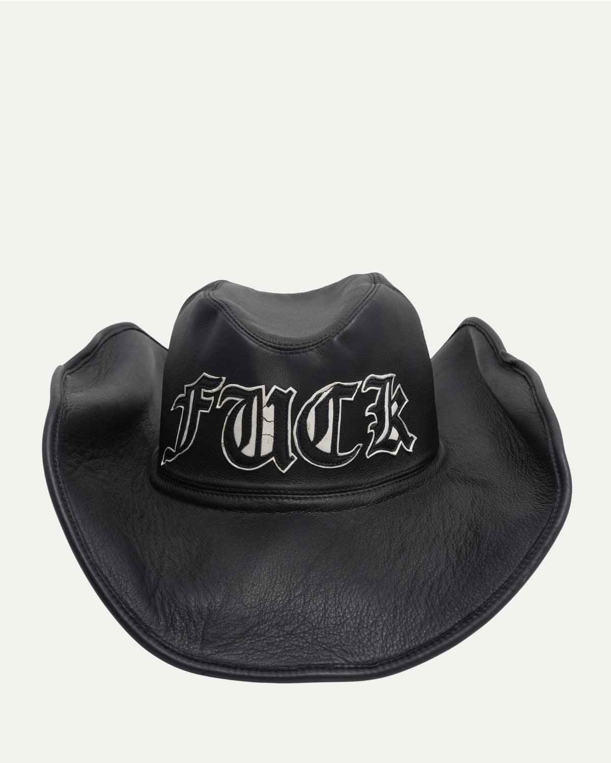 Leather Fuck Patch Cowboy Hat