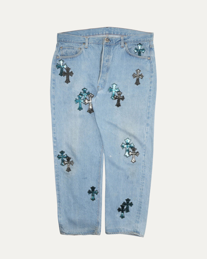 Levi's Galaxy Cross Patch 501 Jeans