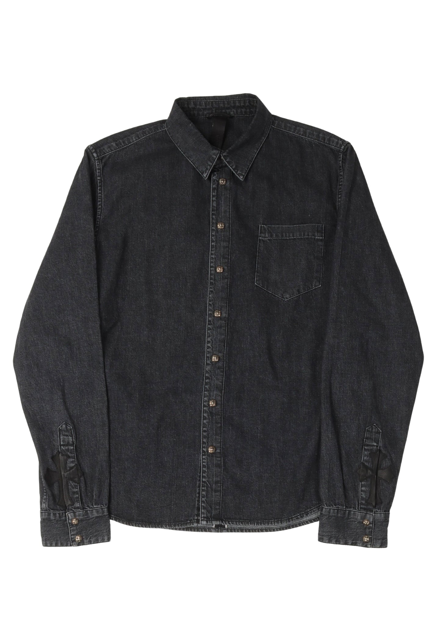 Denim Cross Patch Shirt