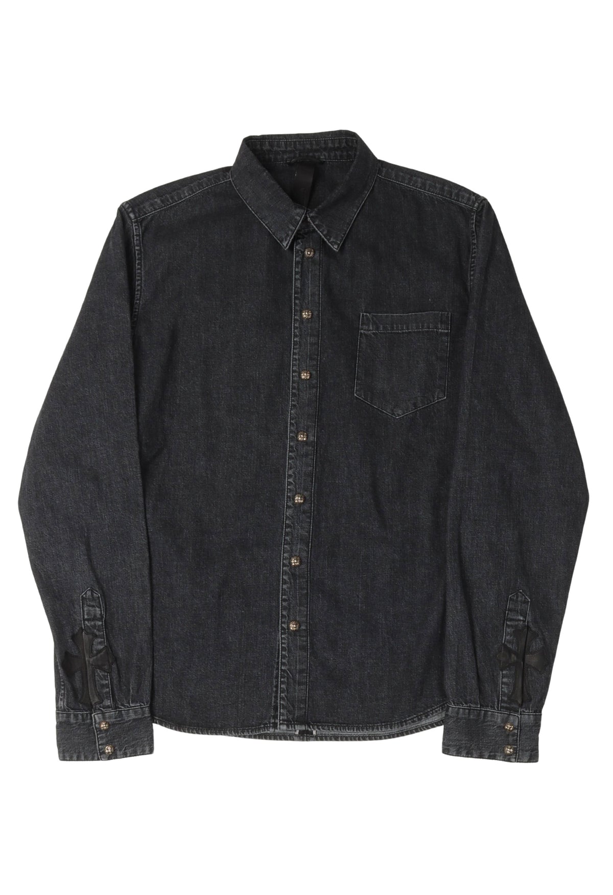 Denim Cross Patch Shirt