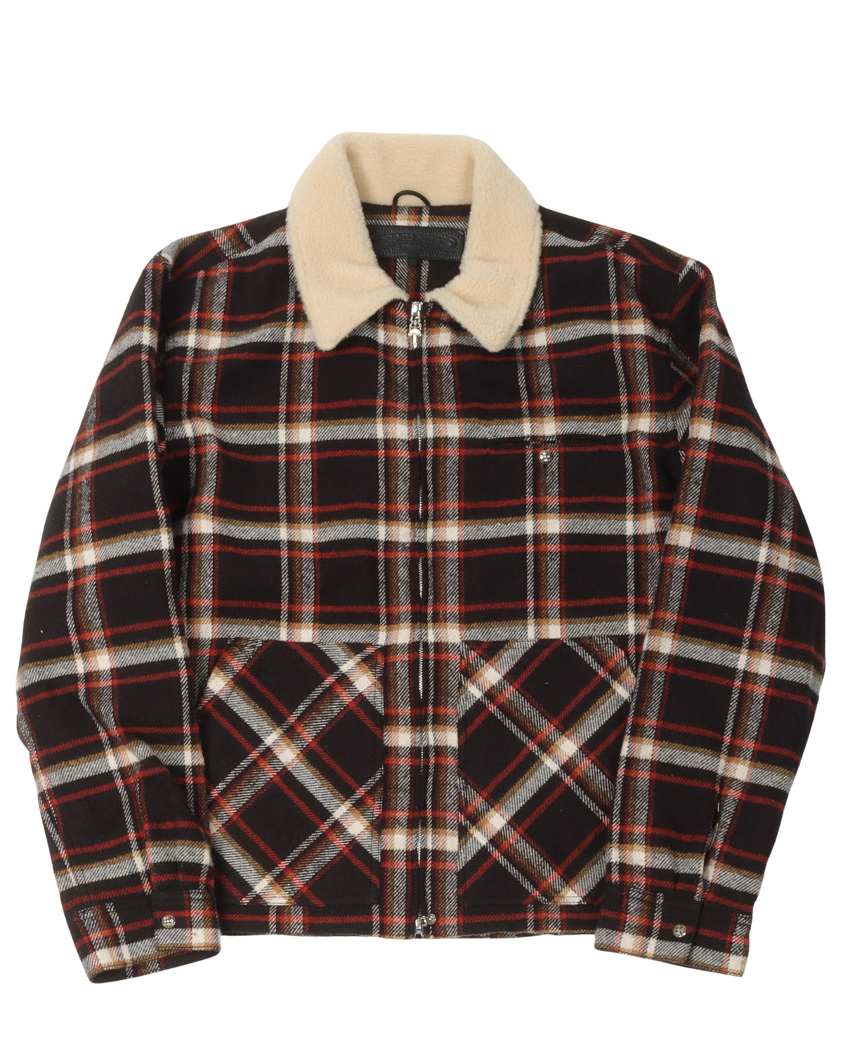 Shearling Flannel Jacket