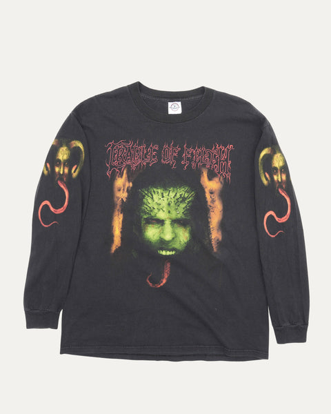 トップス Cradle of filth EVE PLEASER Vintage Cradle of Filth Eve Pleaser Long Sleeve T-Shirt – Justin Reed