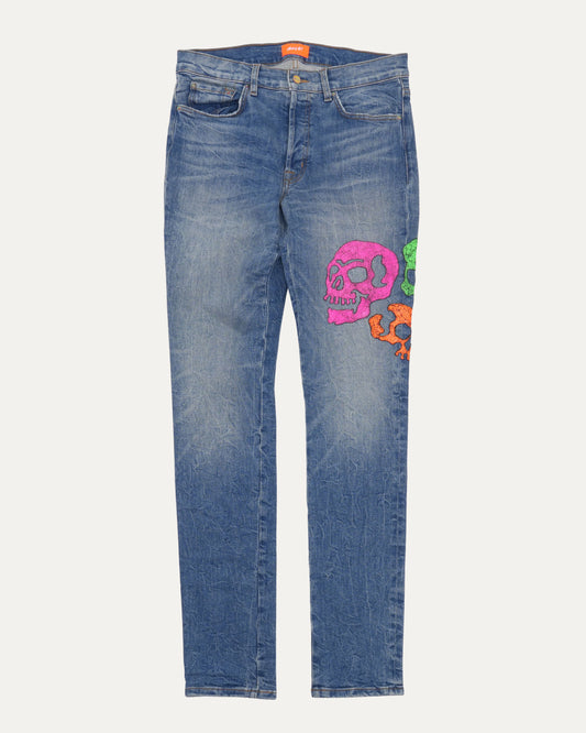 Skull Patch Jeans