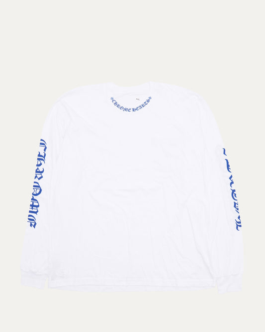 Neck Logo Long Sleeve Pocket T-Shirt