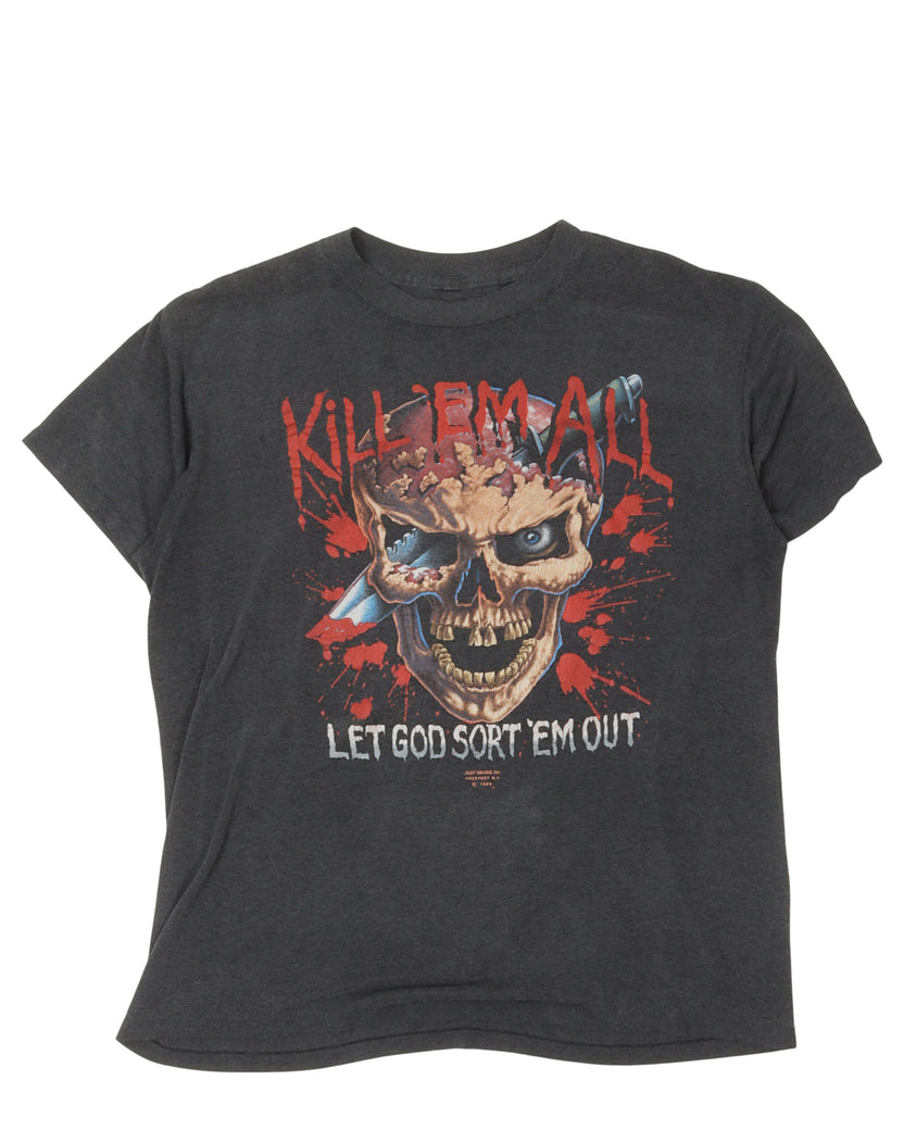 Kill Em' All Laconia 1990 T-Shirt