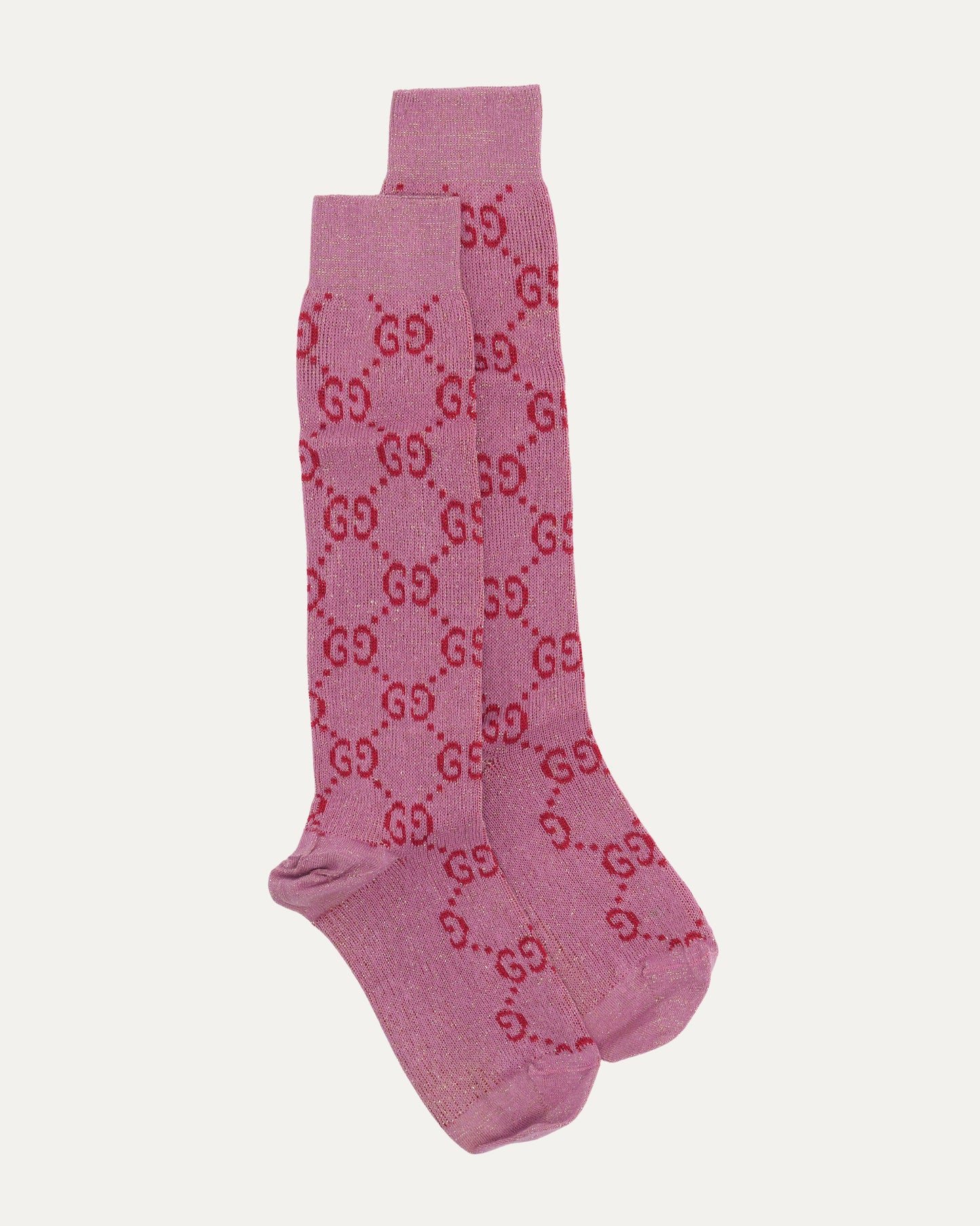 Monogram Glitter Socks